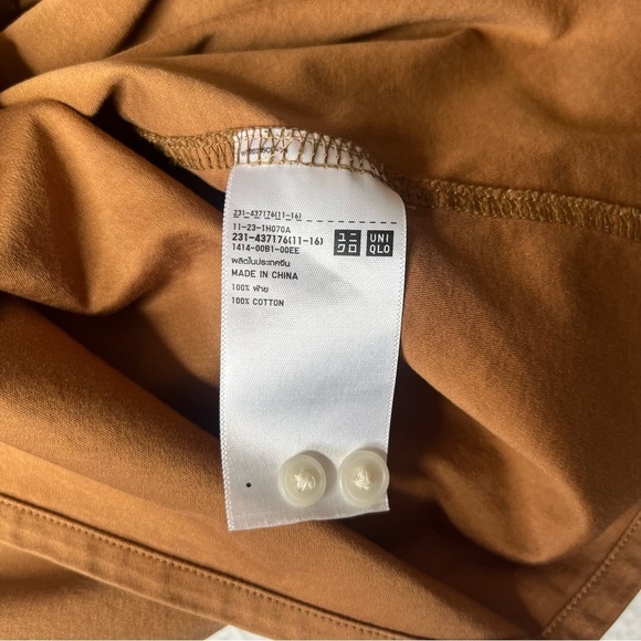 Uniqlo Long Sleeve Button down Shirt Size M - Picture 5 of 7